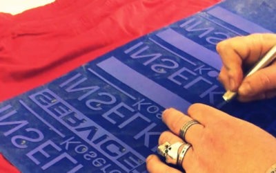 Tshirts und andere Textilien mit Flockdruck veredeln [Video]