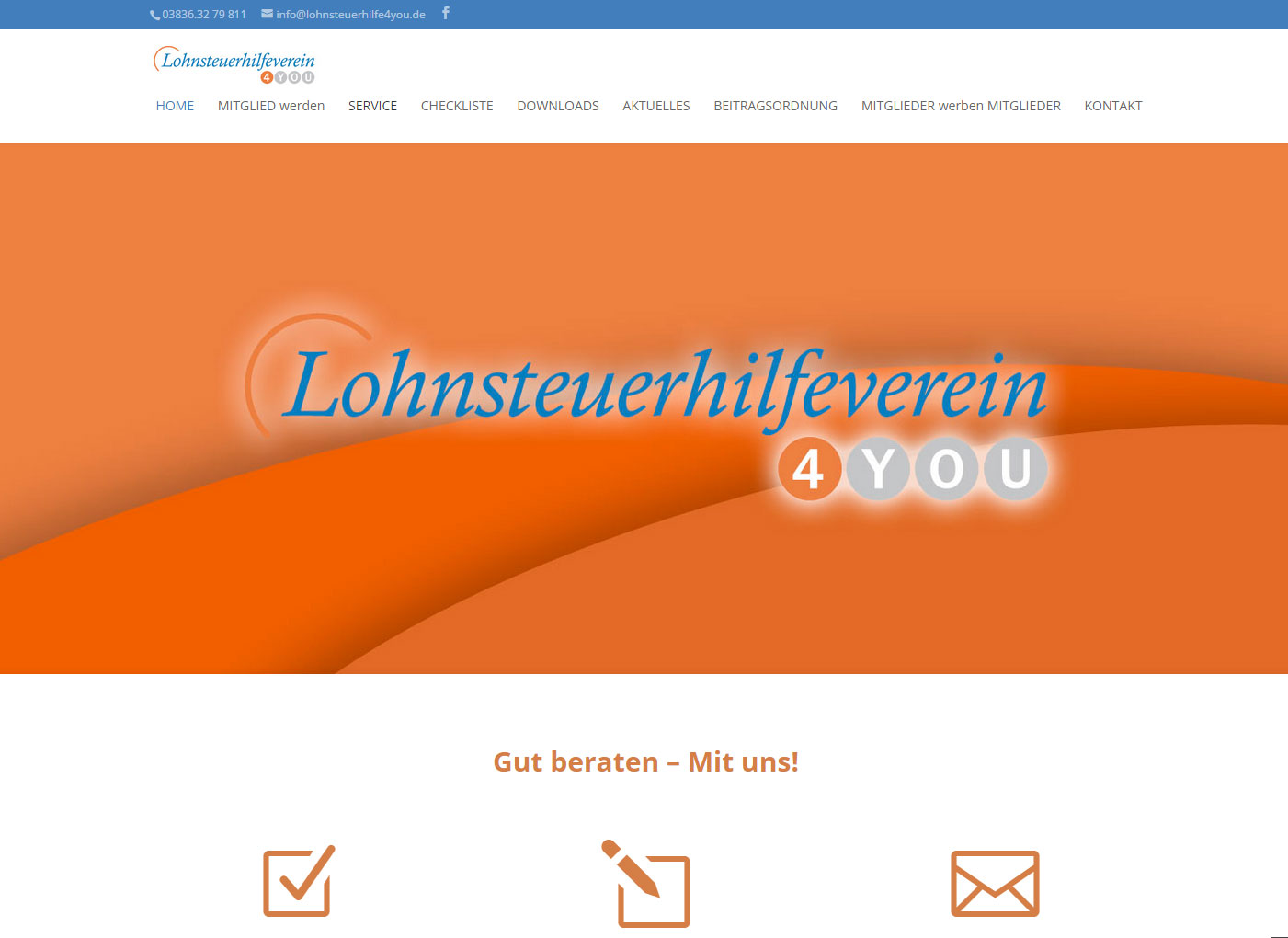 Webseite – lohnsteuerhilfe4you.org – Lohnsteuerhilfeverein